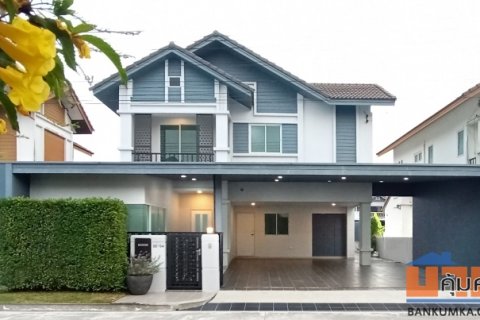 ขายถูกบ้านเดี่ยว2 ชั้น 63ว2 ใหม่ 4-5น3น้ำ3จอด +สำนักงานส่วนตัว พท.รวม 325 ตรม.ใกล้ด่วนใหม่ลำลูกกา(1ใน100)