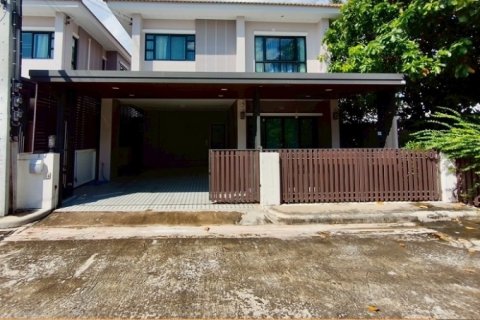 ขายบ้านแฝด50.7ตรว. หลังริม ม.เดอะเกรท ไลฟ์ บางบัวทอง ต่อเติม ต่อรองได้