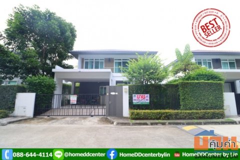 บ้านเดี่ยว “มัณฑนา ศรีนครินทร์–ร่มเกล้า” | 4 นอน 4 น้ำ | ที่ดิน 63.4 ตร.ว. ใช้สอย ~185 ตร.ม. | ใกล้สุวรรณภูมิ