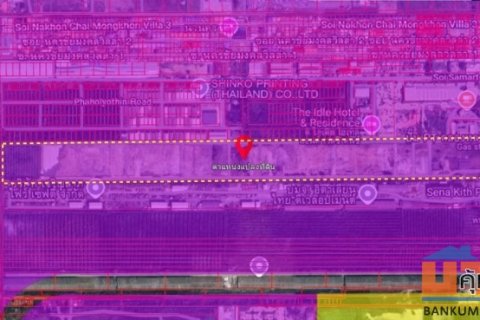 ขายที่ดินผังม่วง ถนนพหลโยธิน นวนคร พื้นที่ 110-3-35 ไร่ ต.คลองหนึ่ง อ.คลองหลวง จ.ปทุมธานี