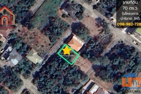 ขาย ที่ดิน 70 ตารางวา ถนน 345 สะพานนนทบุรี-บางบัวทอง ในโครงการ ปาริชาต 345 บรรยากาศดี น่าอยู่ SU