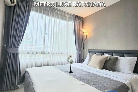 For Rent  Metro Luxe Ratchada   คอนโดทำเลทอง ใกล้ MRT ห้วยขวาง & MRT สุทธิสาร เดินทางสะดวก