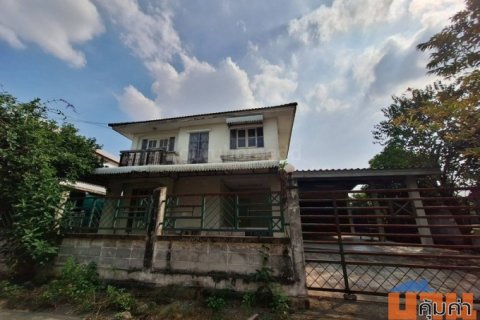 ขายด่วนบ้านเดี่ยว 86 ตร.วา ม.สิรินดา บางขุนเทียน บ้านหลังริม มีพื้นที่จัดสวน มีความเป็นส่วนตัว - ghd000514