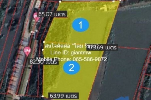 ที่ดิน ที่ดินติดทะเล อ.เมืองสมุทรสงคราม (ใกล้ตลาดดอนหอยหลอด) ขนาดเท่ากับ 6983 ตร.ว.  50000 THAI BAHT ราคา งาม