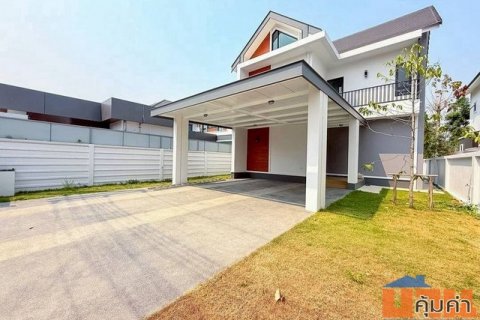 บ้านเดี่ยว 2 ชั้น สไตล์โมเดิร์นนอร์ดิก ทำเลทอง โซนป่าแดด