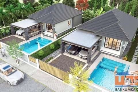 For Sales : Thalang, Brand New Thai Style Pool Villa, 3 bedrooms 2 bathrooms