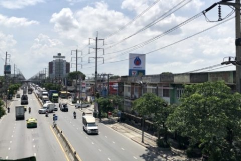 ขาย ที่ดิน ติดถนนปู่เจ้าสมิงพราย สุขุมวิท สำโรง เนื้อที่ 4 ไร่ 2 งาน 2.5 ตรว