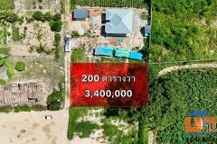 ขายที่ดินเปล่า ศรีราชา ที่ดินสวย โซนบ้านจัดสรร 200 ตร.วา TP-L1441