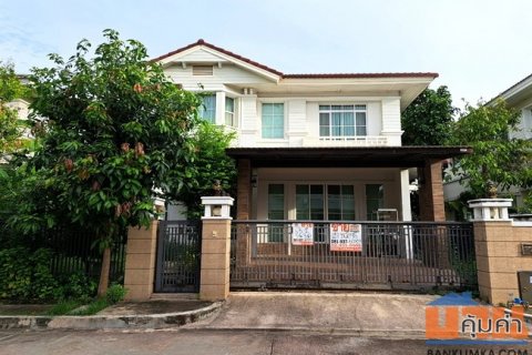 ขายบ้านเดี่ยว หมู่บ้านนันทวัน พระราม 9-อ่อนนุช เนื้อที่ 63 ตร.ว. 2 ชั้น 3 นอน 3 น้ำ