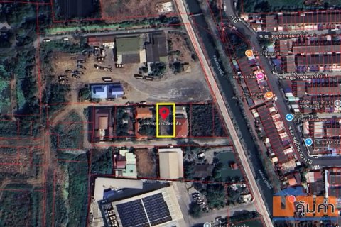 ขายที่ดิน บางบัวทอง ซอยเลียบคลองนายหลีก ใกล้วัดลาดปลาดุก เนื้อที่ 130 ตร.ว. ถมแล้ว