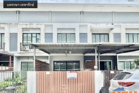 LM25-0097 ขายทาวน์โฮม 2 ชั้น ธัญดาพาร์ควิว3 แพรกษา เทพารักษ์ เนื้อที่ 17.5 ตรว รีโนเวทใหม่ ต่อเติมครบ พร้อมอยู่
