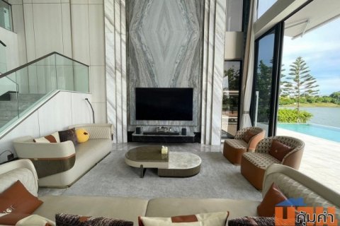 Luxury house ให้เช่า Lake legend bangna  6 BED 1020 sq.m. pool villa+ ลิฟต์ ใกล้Suvarnabhumi Airport