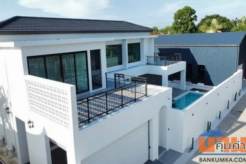 ขายบ้านหรู 4 ห้องนอน สระว่ายน้ำขนาดใหญ่ ใกล้อ่างมาบประชัน พัทยา TP-H1480