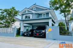 รหัสC6801 ขาย ให้เช่าบ้านเดี่ยว 2ชั้น โครงการ Villaggio ศรีนครินทร์-บางนา บ้านตกแต่งสวยพร้อมอยู่