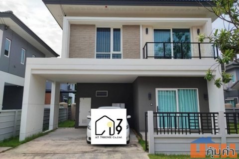 ให้เช่าบ้านเดี่ยว2ชั้น บ้านใหม่ใกล้รพ.กรุงเทพระยอง พร้อมเฟอร์นิเจอร์ครบ