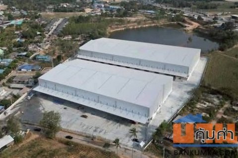 ให้เช่า โกดังขนาด 9,792 ตรม. ใกล้ท่าเรือแหลมฉบัง ชลบุรี ผังสีส้มจุด สามารถทำโรงงานประกอบได้