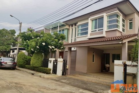 ให้เช่าบ้านเดี่ยวหรู บางกอกบูเลอวาร์ด รามอินทรา 3 ใกล้แฟชั่นไอส์แลนด์ 4 นอน เฟอร์ครบ