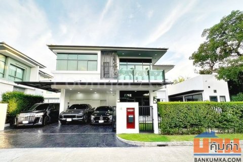 บ้านเดี่ยวเศรษฐสิริ (ศรีนครินทร์–พระราม9) หลังมุม ติดสวน