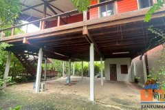ขายบ้านเดี่ยวพร้อมที่ดินติดคลองและสวน เนื้อที่กว้างใหญ่ 1 ไร่ 170 ตร.ว. ซอยไทยร่มเกล้า ถ.กาญจนาภิเษก บางใหญ่