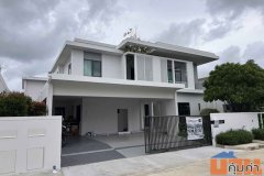BH3628 ให้เช่าบ้านเดี่ยว มัณฑนา บางนา กม.15 ใกล้เมกะบางนา บ้านหลังใหญ่ 4 ห้องนอน ใกล้โรงเรียนนานาชาติ