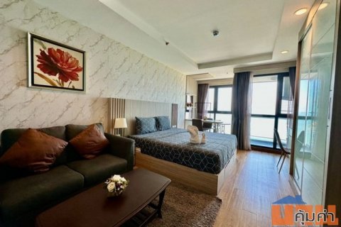 ให้เช่าลัดดาพลัส คอนโด ตกแต่งครบ พร้อมเฟอร์ ชั้นสูง ห้องสวย FP-C0814