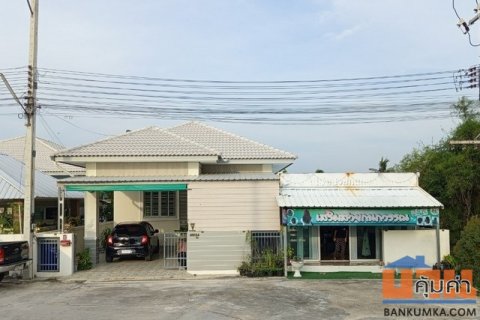 ขายบ้านเดี่ยวหมู่บ้านณัฐรียา 61 ตรว.พร้อมร้านค้า อ.เมืองเพชรบุรี
