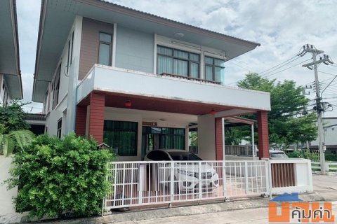 ขายบ้านเดี่ยว 2 ชั้นหลังมุม 49.5 ตรว. 3 ห้องนอน หมู่บ้านโกลเด้นโฮม แหลมฉบัง