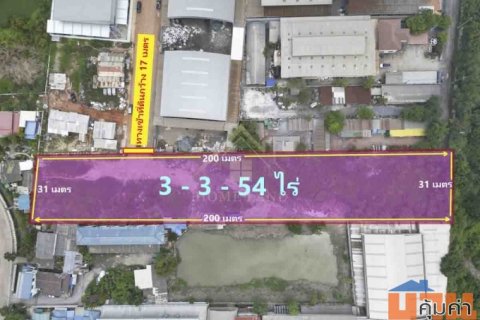 ที่ดินเปล่า 3-3-54 ไร่ ในโครงการ หมื่นทรัพย์แลนด์ สมุทรสาคร