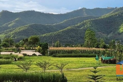 ขายที่ดินพร้อมบ้านพักตากอากาศ วิวเขาล้อมรอบ เงียบสงบ ตรงข้ามวัดท่าตอน จ.เชียงใหม่