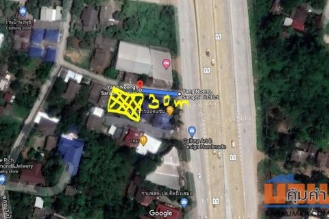 ขายที่ดิน 126ตรว.2.5ลบ. ฟรีโอน ติดหลังร้านยอดแซบ ถนนซุปเปอร์เข้าเชียงใหม่ แยกป่าแดด ต.สารภี อ.สารภี เชียงใหม่
