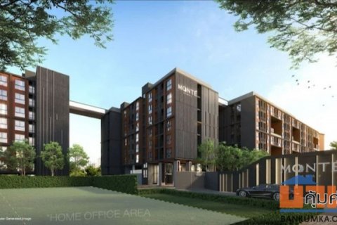 [ขายถูก] คอนโด Monte Rama 9 | ห้องใหม่ไม่เคยอยู่ | ชั้น 4 | 22 ตร.ม. | 1 นอน 1 น้ำ | พร้อมเฟอร์ครบ | 1.9 ล้าน
