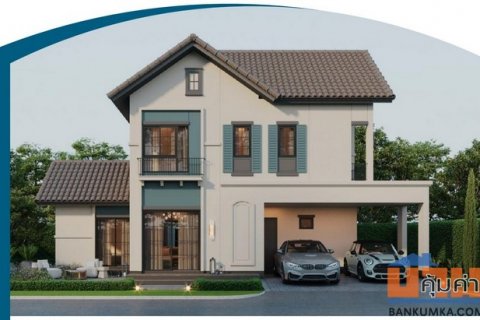 บ้านเดี่ยวบ้านแฝดโครงการใหม่ บางบัวทอง น่าอยู่มาก 4 ห้องนอน อณาสิริ by แสนสิริ บางบัวทอง นนทบุรี
