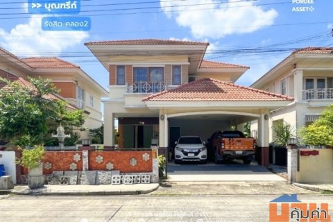 ขาย!! บ้านเดี่ยว บุณฑรีก์ รังสิต-คลอง2 (ขนาด 50 ตร.วา) ถ.เลียบคลอง คลองหลวง ปทุมธานี : Baan Boondaree Rangsit-Klong 2