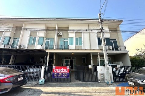 ทาวน์โฮม 2 ชั้น Casa City ดอนเมือง 4 นอน 3 น้ำ 21.2 ตร.วา ใกล้สนามบินดอนเมือง แอร์ครบ พร้อมเฟอร์