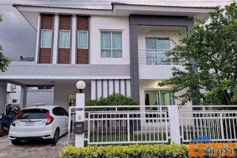 HR 6035 ให้เช่าบ้านเดี่ยว 2 ชั้น โครงการแลนซีโอ คริป ปิ่นเกล้า – วงแหวนฯ ซอยวัดส้มเกลี้ยง ใกล้วัดใหม่ผดุงเขต
