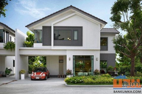 บ้านเดี่ยวโครงการใหม่ ฮาบิเทีย ประชาอุทิศ น่าอยู่มาก 4 ห้องนอน สราญสิริ by แสนสิริ ประชาอุทิศ ทุ่งครุ กรุงเทพฯ