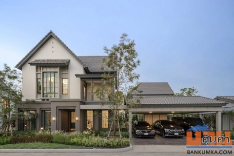 บ้านเดี่ยวโครงการใหม่สราญสิริ เทียนทะเล พระราม2 น่าอยู่มาก 4 ห้องนอน สราญสิริ by แสนสิริ บางขุนเทียน กรุงเทพมหานคร