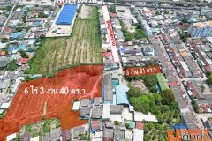 ขายที่ดิน ปากน้ำ สมุทรปราการ 3 งาน 61 ตร.ว. (สุขุมวิท8) ใกล้เทศบาลสมุทรปราการ