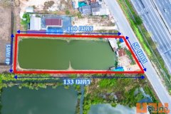 ขายที่สีม่วง 3 ไร่ ผังอีอีซี ติดถนนเลียบมอเตอร์เวย์ ขาเข้ากรุงเทพ และ อยู่ติดนิคมบลูเทค ต.เขาดิน อ.บางปะกง จ.ฉะเชิงเทรา