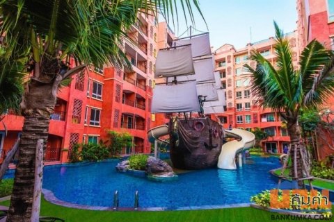 ขายคอนโดติดสระ pool access วิวเรือคาริปเบี้ยน โครงการ 7 sea- แบบ 1 ห้องนอน ใน จอมเทียน, พัทยา