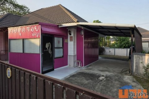 ขายบ้านเดี่ยวชั้นเดียว หมู่บ้านพรสวรรค์ อำเภอสันทราย จังหวัดเชียงใหม่ เนื้อที่ 76 ตารางวา
