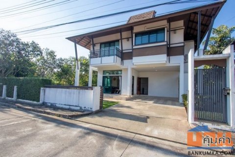 ลดราคาขายบ้านเดี่ยว 2 ชั้น สไตล์ล้านนา โครงการ ล้านนามนตรา หางดง