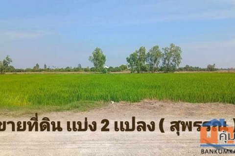 ขายที่ดิน เเบ่งเเปลงขาย ใกล้ตัวเมืองสุพรรณ น้ำไฟ พร้อม