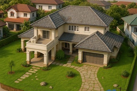 บ้านเดี่ยวหรู ลดาวัลย์ ปิ่นเกล้า-บรมราชชนนี ที่ดินแปลงใหญ่ 363 ตร.วา หลังมุม พร้อมเรือนรับรอง โครงการติดถนนบรมราชชนนี