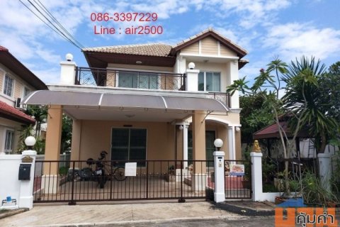 บ้านเดี่ยว2ชั้น ซ.รามอินทรา65 หมู่บ้านชวนชื่น-วัชรพล เนื้อที่59ตรว.4 นอน 3 น้ำ ติดรถไฟฟ้าสายสีชมพู