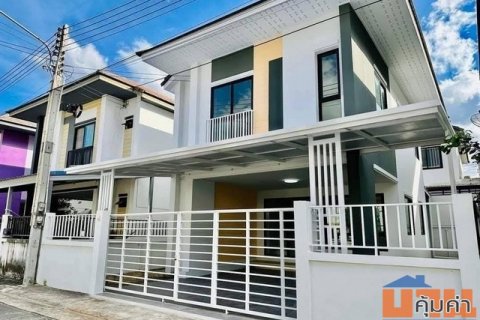 บ้านแฝดสไตล์เดี่ยว มบ.เดอะเพอร์เฟคฮิลล์ ขนาด 37.1 ตรว 3นอน ใกล้ตลาดหนองมน ทะเลบางแสน อ่างเก็บน้ำบางพระ เหมือง ชลบุรี