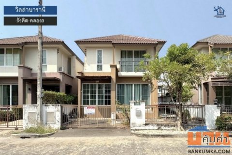 LM25-0026 ขายบ้านเดี่ยว 2 ชั้น ติดโรงเรียนสวนกุหลา มบ.วิลล่าบารานี รังสิต คลอง3 พื้นที่ 40.1 ตรว 4นอน 3น้ำ