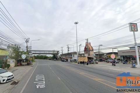ขายที่ดินเปล่าติดถนนใหญ่เหมาะปลูกสร้างอาคารทำร้านค้าขาย ใกล้แหล่งชุมชน ฝั่งตรงข้ามหน้าวัดศรีวารีน้อย ใกล้สุวรรณภูมิ