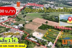 ข่าวดี.📢(9,000บ./วา) #ที่ดินจัดล็อค เฉลี่ย.(1 ไร่.) | หลังเจ้าสัวโคราช. | *น้ำไม่ท่วม. | ราคาถูกพิเศษ หายาก!! ( ถ. คอน