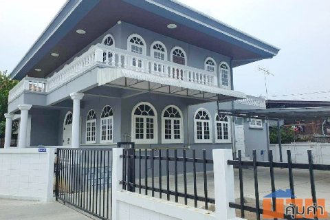หลังใหญ่ มีสวน 120 ตร.วา.บ้านเดี่ยว 2 ชั้น MRT ศรีนุช 1.6 กม.480 ตร.ม.รร.ลาร์สเกตเวย์ 2.0 กม. 7 นอน 3 น้ำ